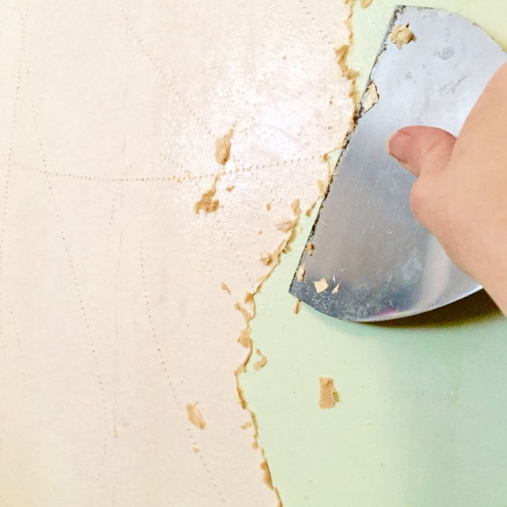 scraping paint